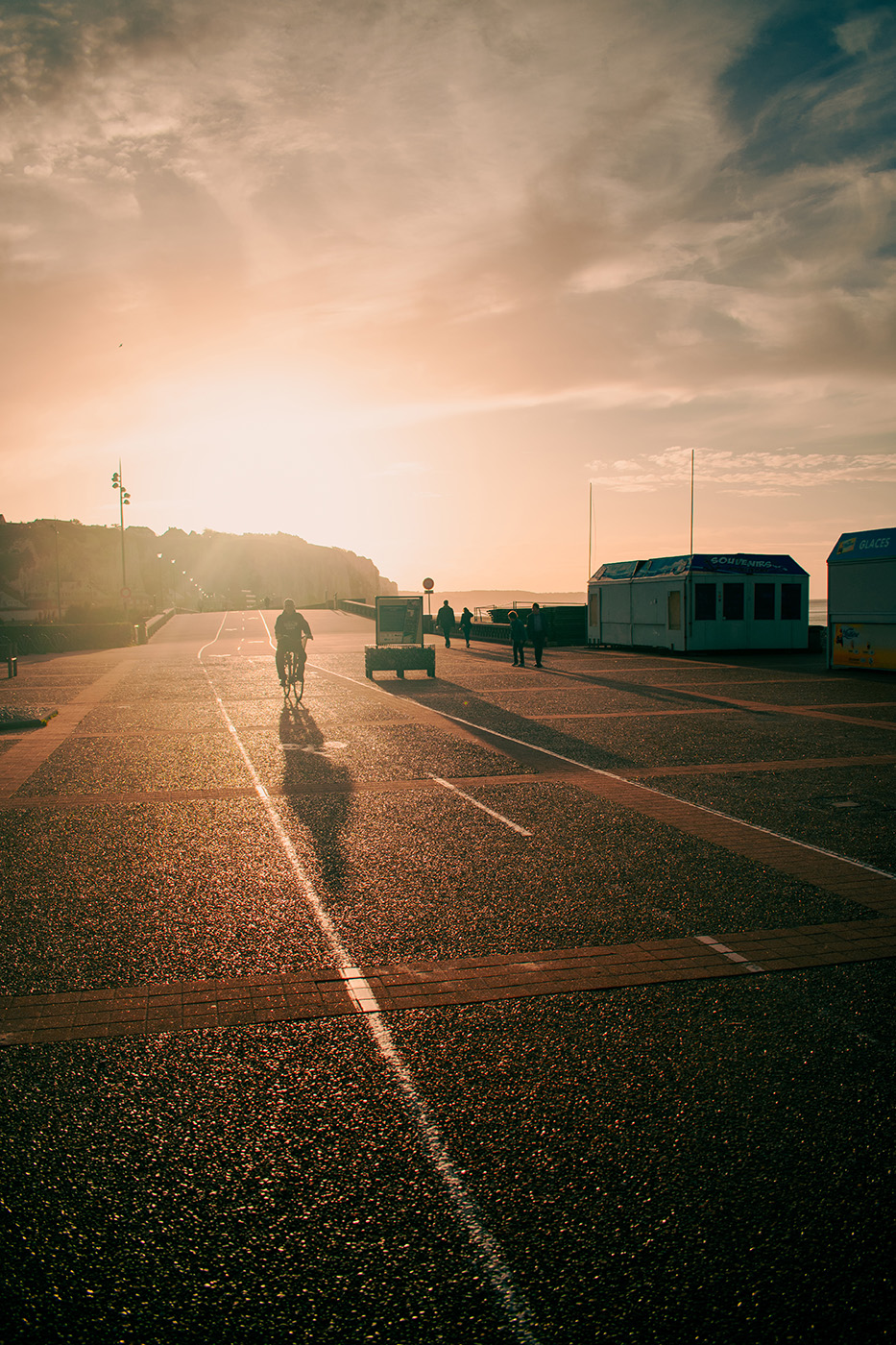 promeneurs plage Dieppe