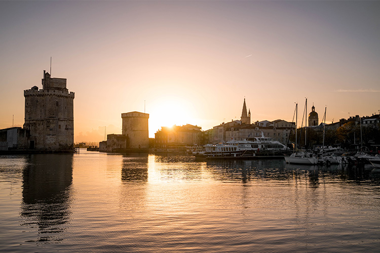 La Rochelle au coucher de soleil