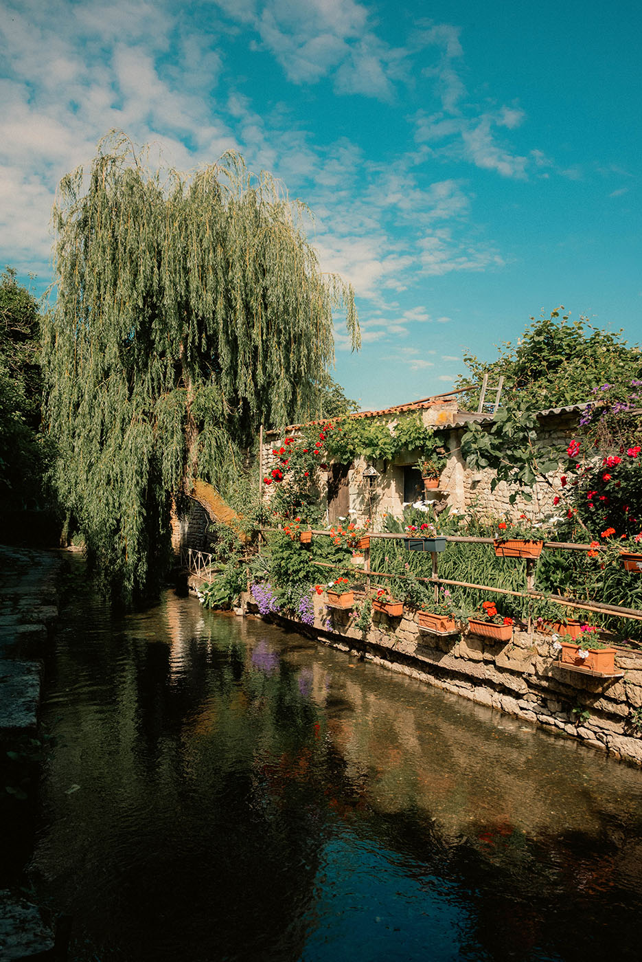 le quai des Tanneries - Saint-Maixent L'École