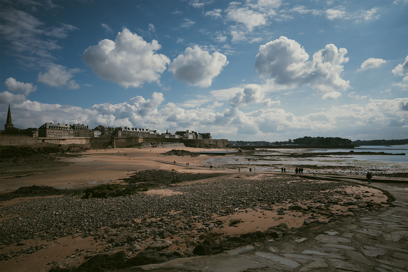 Saint-Malo depuis le Grand Bé