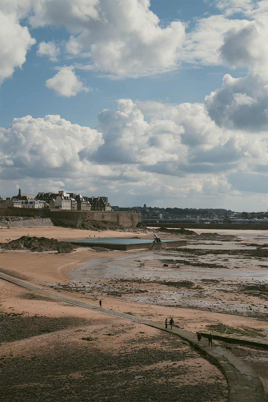 Saint-Malo depuis le Grand Bé