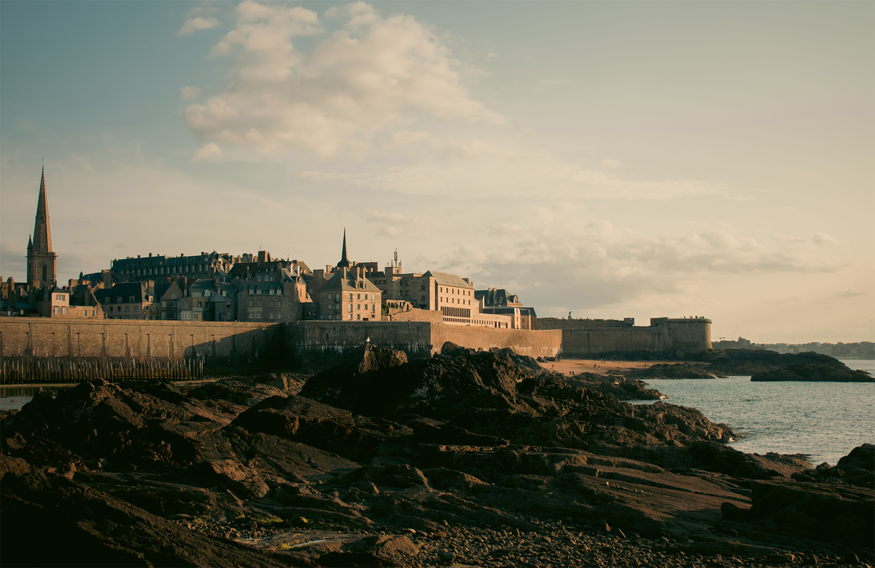 Saint-Malo depuis le Fort National