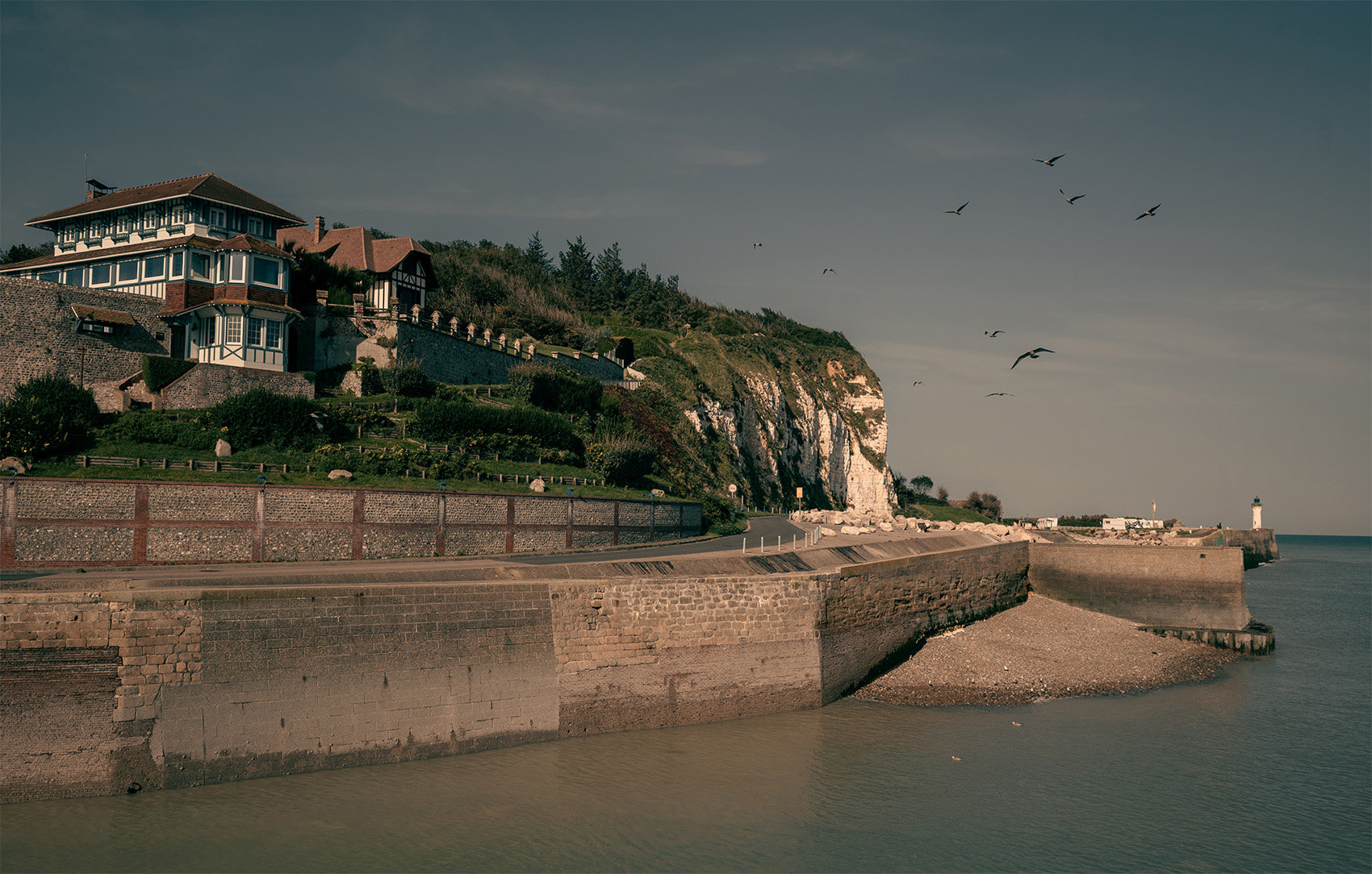 Sortie du port de Saint-Valery-en-Caux